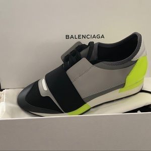 LIKE NEW!! Balenciago Maille/Veau Runners